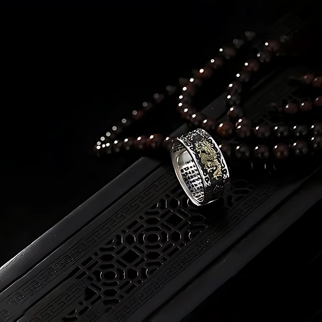 Anillo de la SUERTE PIXIU💍 Dragón Feng Shui "ORIGINAL"